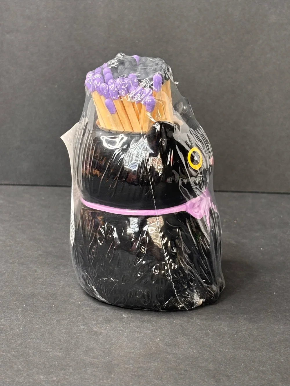 Kirkton House Halloween Matches Holder Black Cat Aldi Exclusive NWT